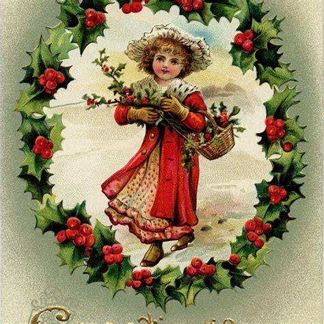 Victorian postcard graphics, vintage postcard, Christmas postcard, old ...