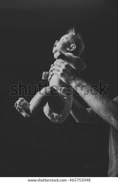 Naked Father Son Diaper Stock Photo 465755048 Shutterstock