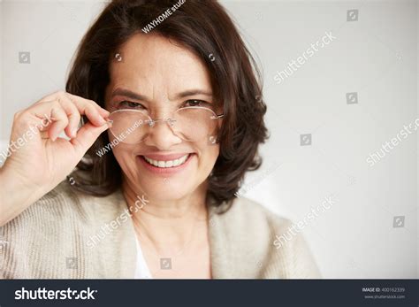 Attractive Middleaged Brunette Woman Beautiful Smile Stock Photo Shutterstock