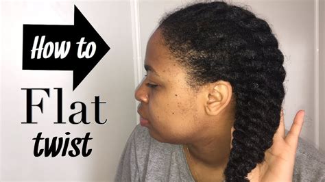 Flat Twist Tutorial For Beginners Youtube