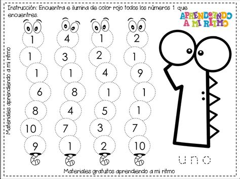 Aprendiendo Los NÚmeros Del 1 Al 10 1 Imagenes Educativas