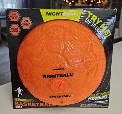 Nightball Tangle Glow In The Dark Light Up Leds Inflatable Basketball