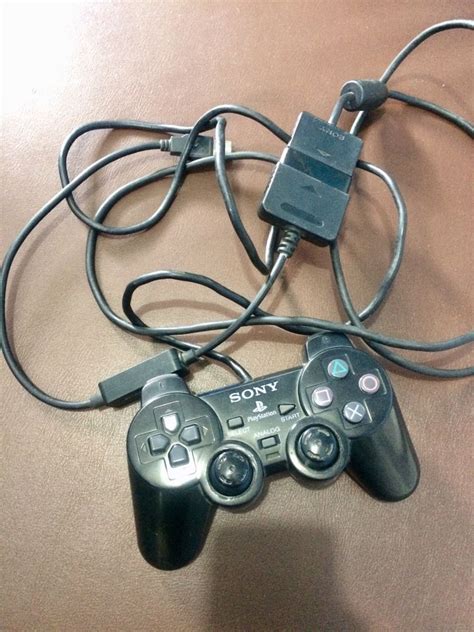 Sony Playstation Controller with PC Adapter, Hobbies & Toys, Toys ...