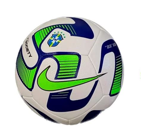 Bola De Futebol Society Nike Cbf Strike Branco Azul Rm Esportes