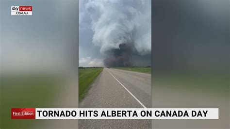 Tornado Tears Through Alberta On Canada Day Youtube