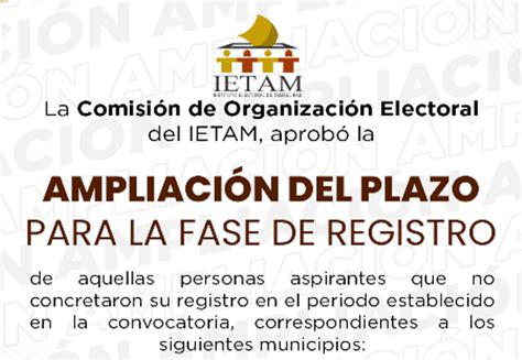 Aprueba Comisión plazo de ampliación de registro de las personas