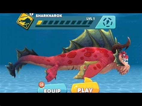 HUNGRY SHARK EVOLUTION GAMEPLAY SHARKNAROK SHARK TRAILER YouTube