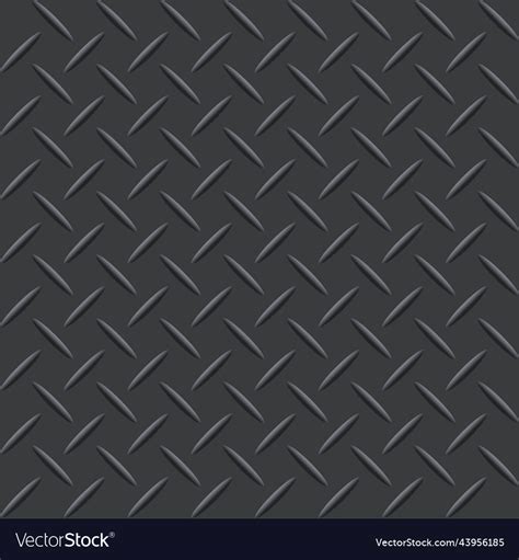Metal Diamond Plate Texture Royalty Free Vector Image