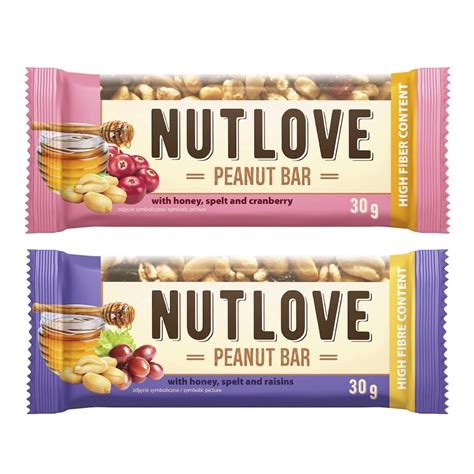 NutLove Peanut Bar 30g ALLNutrition FitCookie