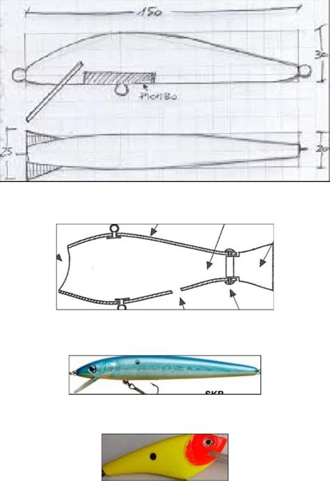 Plantillas Para Señuelos de Pesca Señuelos de pesca Señuelos de