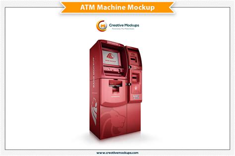 Atm Machine Psd Mockup Mockup Templates Creative Market