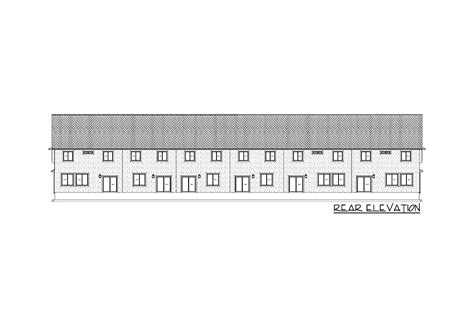 Unit Multiplex House Plan With Mix Of And Square Foot Bed