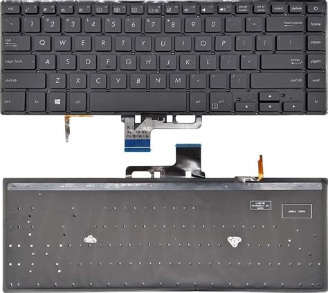 ANTWELON Replacement Laptop Keyboard Backlit For Asus ZenBook Pro