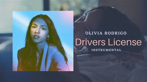 Drivers License Olivia Rodrigo Lyrics Karaoke