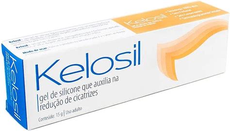 Kelosil Gel de Silicone Redução de Cicatrizes Queloides 15g Amazon br