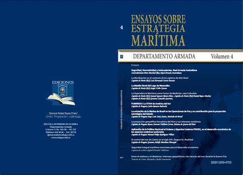 Ensayos Sobre Estrategia Marítima Volumen 4 By Ediciones Escuela Superior De Guerra General