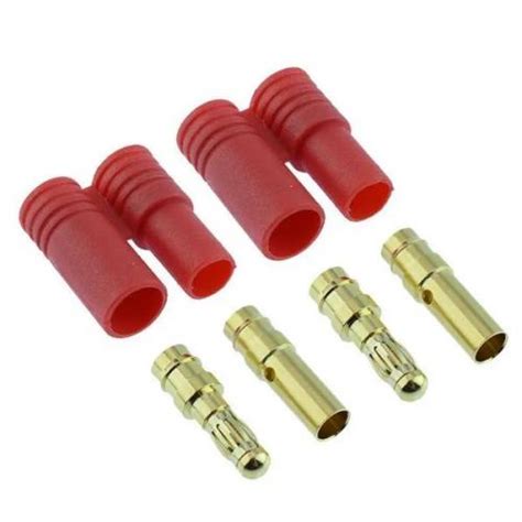 Rcnz Hxt Mm Gold Bullet Battery Connector Pair Rcnz