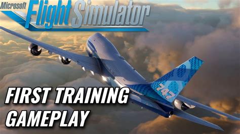 First Training Microsoft Flight Simulator Gameplay Youtube