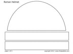 roman-helmets-template1 - Free Kids Crafts