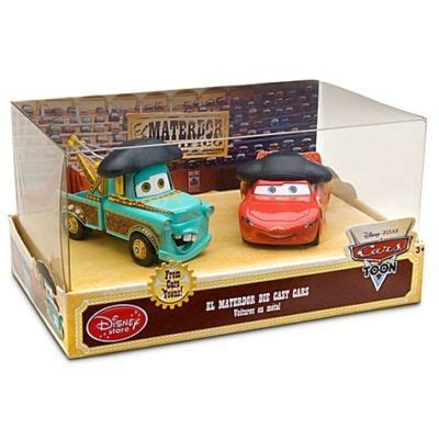 Disney Pixar Cars Toons El Materdor Mater and Lightning McQueen Set from USA! | #244721961