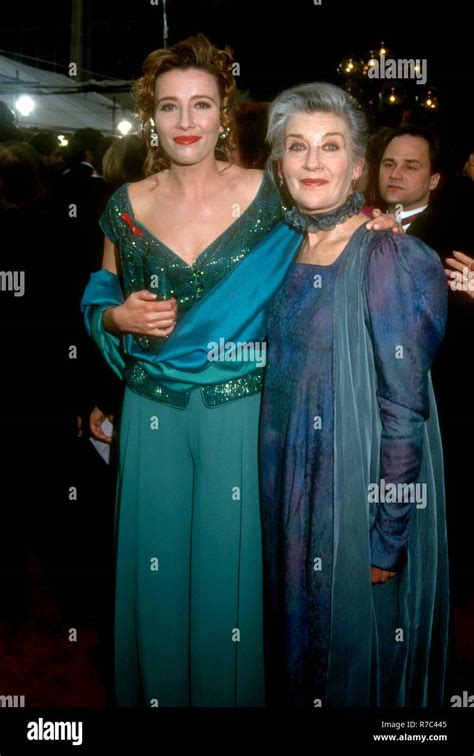 LOS ANGELES, CA - MARCH 29: Actress Emma Thompson and mother Phyllida ...