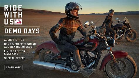 Indian Motorcycle Ride With Us Demo Days Promotion At Music City