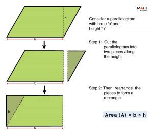 Area of Parallelogram- Formulas, Diagrams & Examples