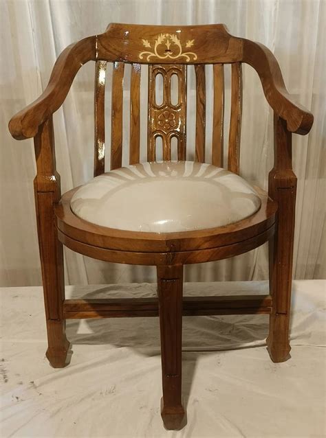 Brown Teak Wood Chair With Cushion At Rs 3000 In Saharanpur ID