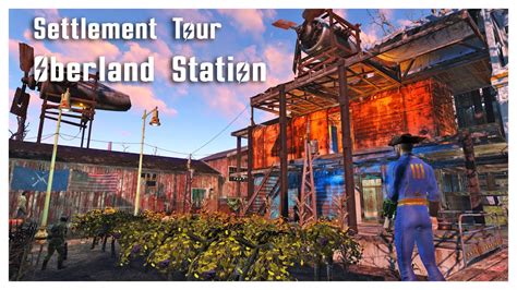 Oberland Station No Mods Fallout 4 Settlement Tour 15 YouTube