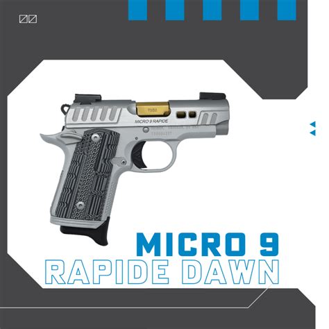 KIMBER SHOWS OFF THE MICRO 9 RAPIDE DAWN PISTOL