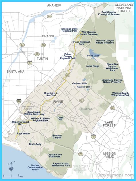 Where is Irvine? - Irvine Map - Map of Irvine - TravelsMaps.Com