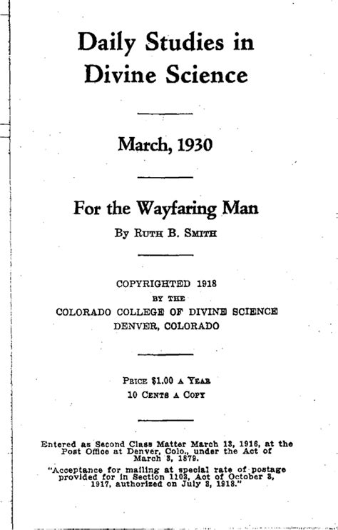 Daily Studies in Divine Science (IAPSOP) 