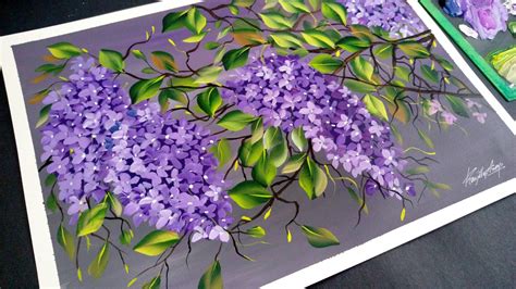 Beautiful Lilac Canvas Painting