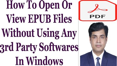 How To Open Or View EPUB Files Without Using Any 3rd Party Softwares In