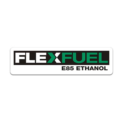 Flex Fuel E85 Sticker Decal Car Suv Ethanol Gas High Performance