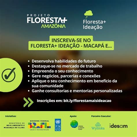 Floresta Ideação Edição Macapá Inscrições Abertas Uma