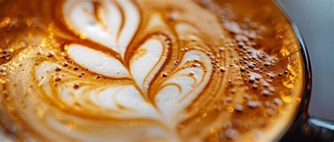 Premium Photo | Magical Latte Art Cappuccino Coffee Foam Milk Cream ...