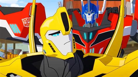 Transformers Prime Optimus Prime And Bumblebee