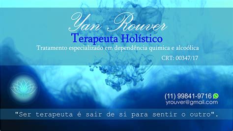 Cartão de Visita Terapeuta Holístico Behance