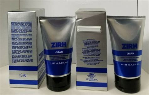 2 Pcs Zirh Clean Alpha Hydroxy Face Wash 42 Oz Boxed Ebay