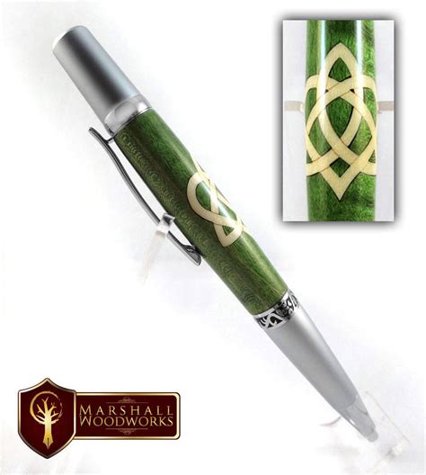 Celtic Knot Pen Irish Theme Wood Pen Celtic Pen Irish Pen Etsy