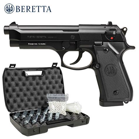 Komplettset Beretta 92 Fs Softair Co2 Pistole Kaliber 6 Mm Bb Nbb P1