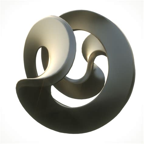 Infinity loop abstract 3D model - TurboSquid 1421337