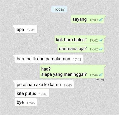 Chat Dikerjain Pacar Ini Kocak Abis