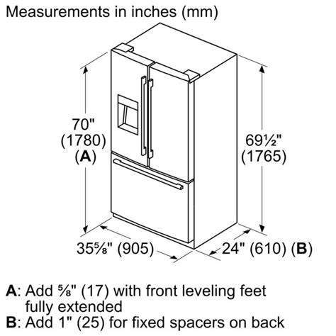 Refrigerator Sizes How To Measure Fridge Dimensions 53 Off