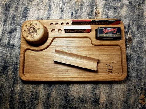 Blunt Rolling Holder Joint Rolling Tray Wooden Holder Etsy