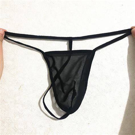 Mens G String Thong Bulge Pouch Panties Micro Bikini T Back Underwear