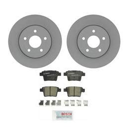 Jaguar Disc Brake Pad And Rotor Kit Rear 280mm Ceramic C2S52081