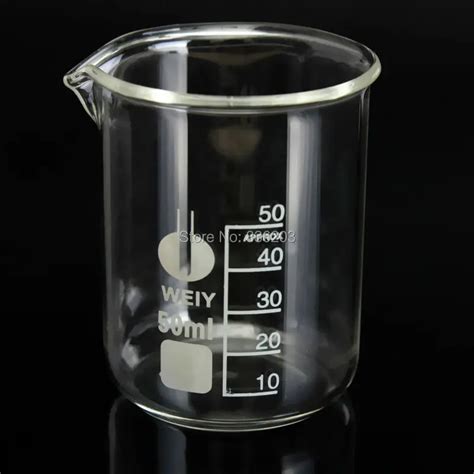 Buy 50ml Chemistry Laboratory Beaker Borosilicate Glass Beaker For School