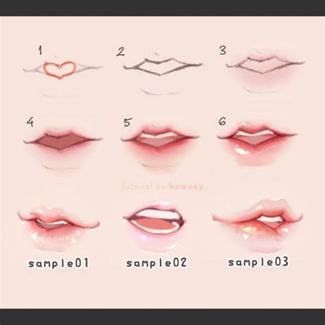 How To Draw Anime Lipstick - Howto Techno